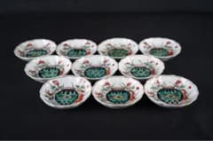 古伊万里 色絵 壷唐子文 輪花 皿 鉢 向付 10客 江戸期 - メルカリ