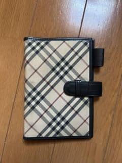 お*う様 Burberry バーバリー　チェック柄 システム手帳 キャンバスのサムネイル