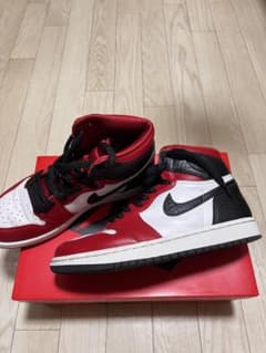 Nike Air Jordan 1 Mid スニーカー レッド ブラックのサムネイル