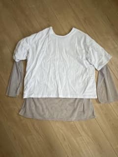 HARE チュールレイヤード　Tシャツ　ホワイトのサムネイル