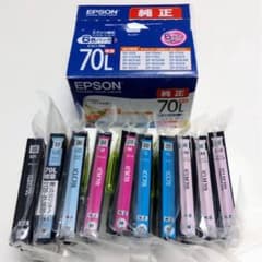 EPSON 70L 70M(さくらんぼマーク)純正インクカートリッジ 新品未使用のサムネイル