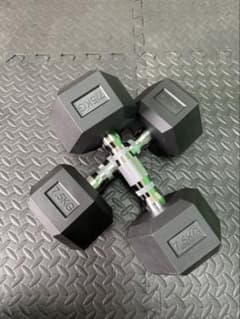 ダンベル12.5kg 2個セット ヘックスダンベル ヘキサゴンダンベル 六角