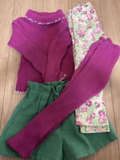 女の子　パンツ　タートル　セット　110センチのサムネイル