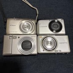 コンパクトデジタルカメラ 4台セット まとめ売り ジャンク品 - メルカリ