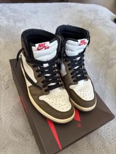 Nike Air Jordan 1 ホワイト/ブラウン 値下げも考えていますのサムネイル