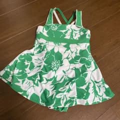 水着　ワンピース　110cm 女の子　花柄のサムネイル