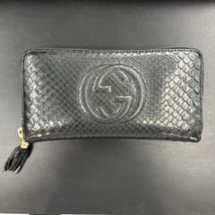 GUCCI パイソン ラウンドファスナー長財布のサムネイル