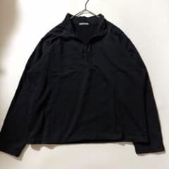 ELASTIC HIGH GAUGE SWEAT HALF ZIP 4 黒 - メルカリ