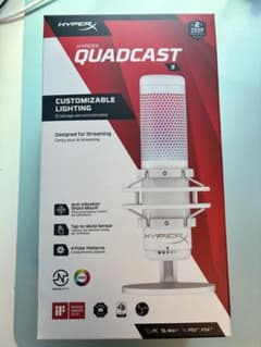 HYPERX QUADCAST S マイク ハイパーエックスホワイト - メルカリ