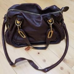 Chloe パラティ 2WAY ショルダーバッグ ブラウンのサムネイル