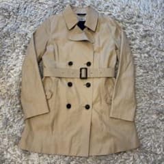 LES MUES トレンチコート ミドル丈 Ｍ 撥水 ライナー付き ベージュ