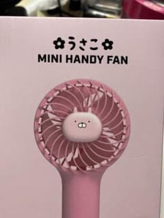 ハンディファン　扇風機　うさまる　ピンクのサムネイル
