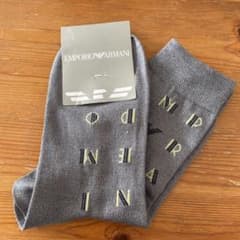 EMPORIO ARMANI グレー ソックス