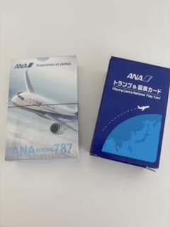 ANA BEOING787トランプとANA トランプ＆国旗カードの2点セットのサムネイル