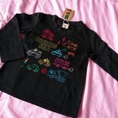 新品タグ付❤乗り物❤長袖トップス(100)のサムネイル