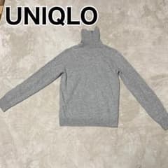 【ムムちゃん様】UNIQLO ユニクロ カシミヤ100% 長袖ニットのサムネイル