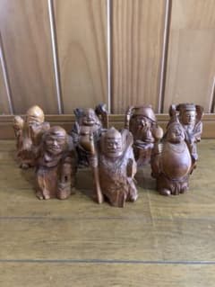 七福神　置物　木彫りのサムネイル