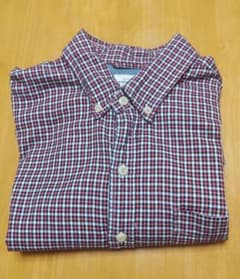 ハーバード　チェック柄 ボタンダウンシャツ　Lサイズ