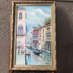 希少！ヴェネチア 水の都 絵画 ビンテージ イタリア ヨーロッパ欧州