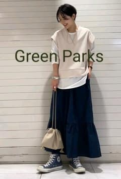 美品 Green Parks ティアードスカートのサムネイル