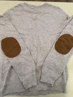 メンズＨ&Ｍニット　肘当てつきのサムネイル