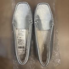 らくっション撥水モカシンシューズ　シルバーXL