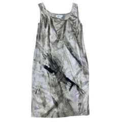 MaxMara ノースリーブワンピース シルク 総柄 40