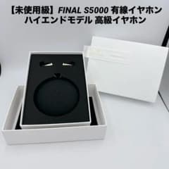 未使用級】FINAL S5000 有線イヤホン ハイエンドモデル 高級イヤホン