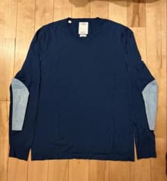 美品 visvim ビズビム 3 ニット Vネック ネイビー ウール セーター 美品 visvim ビズビム 3 ニット Vネック ネイビー ウール セーター