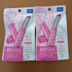 DHC 濃密うるみ カラーリップクリーム ピンク 2本セット - メルカリ