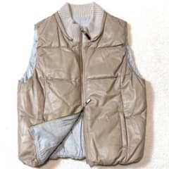 極希少✨ブルネロクチネリ blancvert カシミヤ ダウンベスト 40 - メルカリ