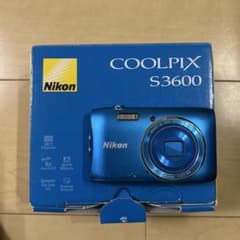 Nikon COOLPIX S3600 ブルー 本体 Nikon COOLPIX S3600 本体のみブルー - メルカリ