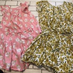 【a様専用】女の子　夏　110  セットアップ　2セットのサムネイル