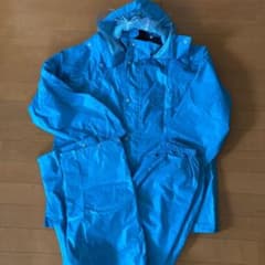 レインスーツ　男女兼用M　エメラルドグリーンのサムネイル