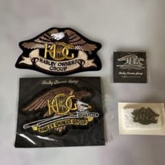 Harley Owners Group H.O.G. ワッペン ピンバッジセット - メルカリ