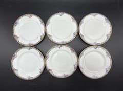 陶器　ドイツ　ローゼンタール　クラシックローズ　　金彩　花柄　ケーキ皿　6枚 陶器 ドイツ ローゼンタール クラシックローズ 金彩 花柄 ケーキ皿 6枚