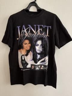 ジャネット・ジャクソン プリントTシャツ ブラックのサムネイル