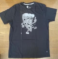 VOLCOM ピザデザイン ブラック Tシャツ Sサイズのサムネイル