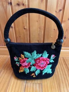 FEILER 花柄刺繍 ハンドバッグのサムネイル