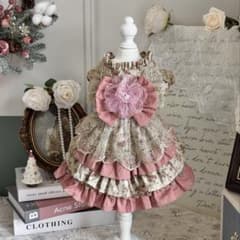 No.2072犬服 猫服 ハンドメイド ワンピース わんちゃん - メルカリ