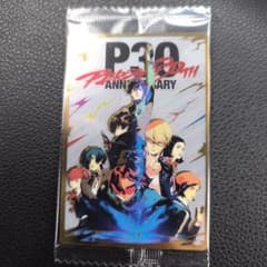 ペルソナシリーズ ウエハース3　No.30　箔押しカード　主人公　全員のサムネイル