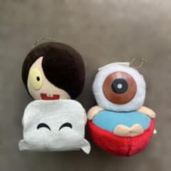 レトロ】ゲゲゲの鬼太郎 ぬいぐるみ マスコット 2種セット - メルカリ