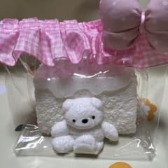 フリル付き くまケーキ スクイーズ 【まとめ売り可】 - 4