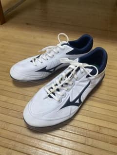 MIZUNO ソフトボール スパイク ホワイト ネイビーのサムネイル