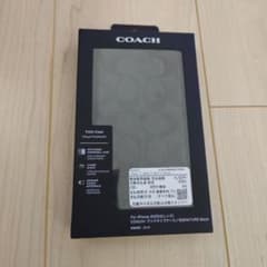 COACH iPhone17用手帳型ケース ブラック新品未使用 - メルカリ