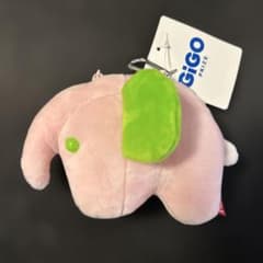 GIGO 한정 돔돔 햄버거 봉제 인형 패스 케이스 사쿠라 모치