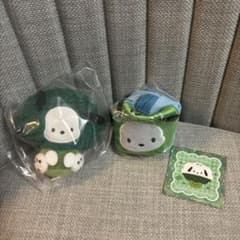 にっこりーノ サンリオ　ぬいぐるみマスコット スクエアポーチ ポチャッコのサムネイル