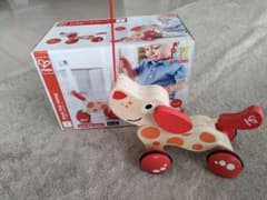 Hape プルトーイ　犬　おもちゃ　散歩　ハペ