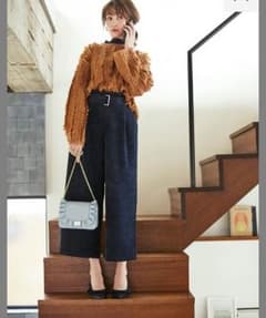 水通しのみ GU コーデュロイワイドパンツ Sサイズのサムネイル