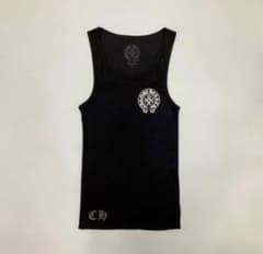CHROME HEARTS ブラックタンクトップ Sサイズ 即発送 - メルカリ